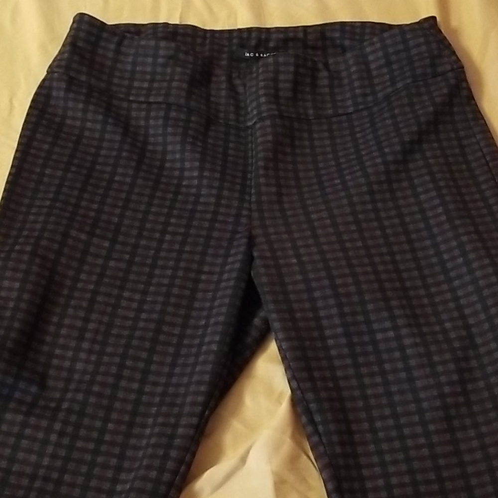 Plaid dressy slacks